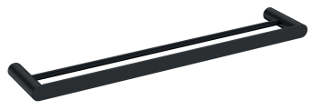 Dvojitý držák ručníků Nostris 600 mm, černá