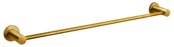 Držák ručníků SMILE 450 mm, kartáčované zlato