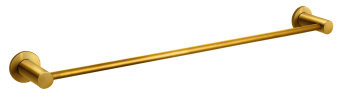 Držák ručníků SMILE 600 mm, kartáčované zlato